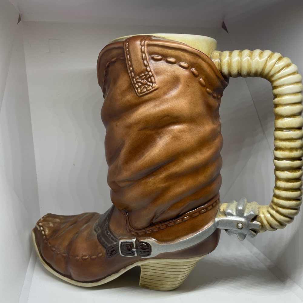 Anheuser Busch Slouch Cowboy Boot Stein Numbered 00142